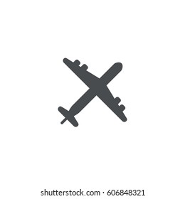 plane icon. sign design