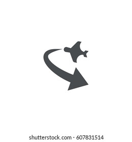 plane icon. sign design