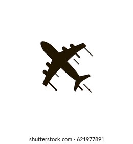 plane icon. sign design
