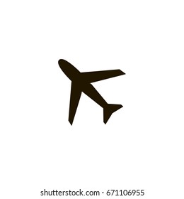 plane icon. sign design