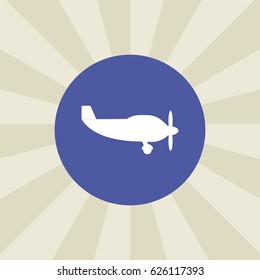 plane icon. sign design. background