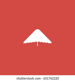 plane icon. sign design. red background