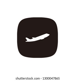Plane icon sign symbol