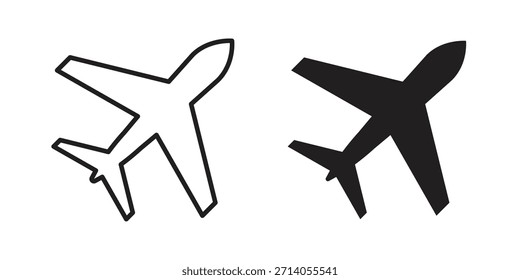 Diseños de Vector de silueta de icono plano. Trazos editables