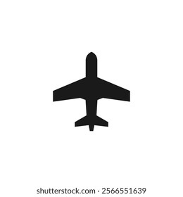 Plane icon. Simple airplane symbol. Vector