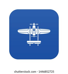 Plane icon. Simple illustration of plane vector icon for web
