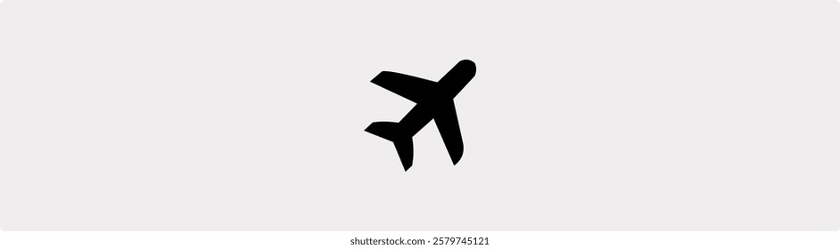 plane icon, Plane, Simple vector illustration of a plane