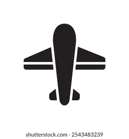 Plane icon. Simple vector sign.
