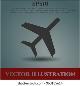 Plane icon or symbol