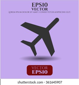 Plane icon or symbol