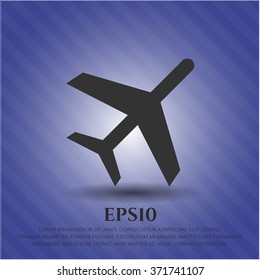 Plane icon or symbol