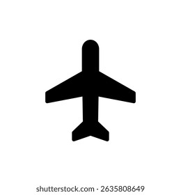 Plane icon symbol for apps and websites. Airplane sign and symbol. Flight transport symbol. Travel sign. aeroplane
