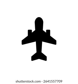 Plane icon symbol for apps and websites. Airplane sign and symbol. Flight transport symbol. Travel sign. aeroplane
