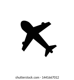 Plane icon symbol vector illustration