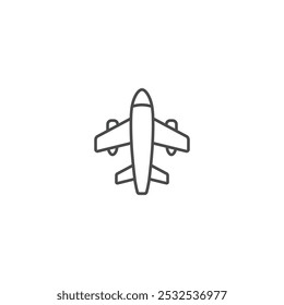Plane icon symbol vector illustration