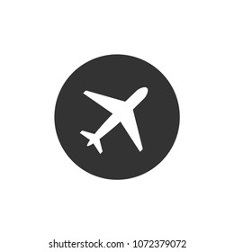 plane icon, traveling logo vector