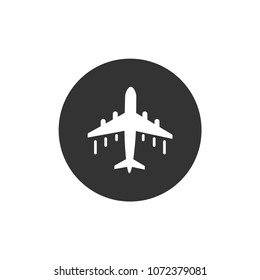 plane icon, traveling logo vector