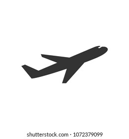plane icon, traveling logo vector