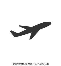 plane icon, traveling logo vector