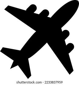Plane icon trendy design template on white background..eps
