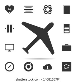 plane icon. Universal set of web for website design and development, app development