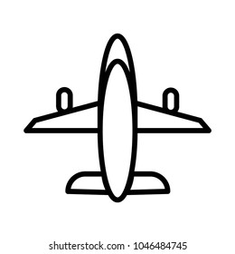 plane icon vector