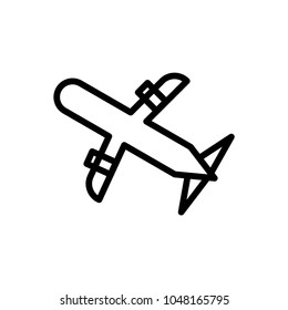 plane icon vector