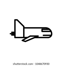 plane icon vector 