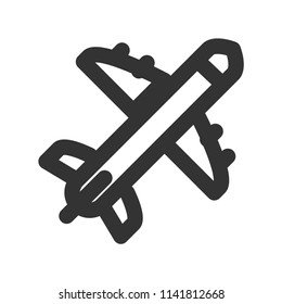 Plane Icon Vector 
