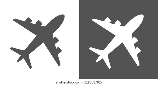 Plane icon vector