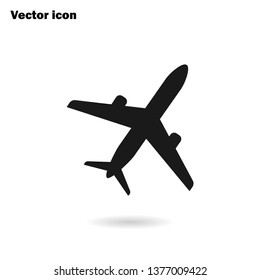 plane icon vector