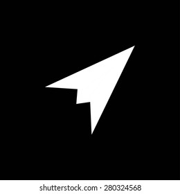 Plane icon vector