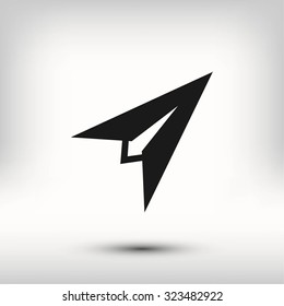 Plane icon vector