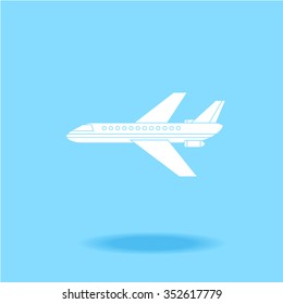 Plane icon vector