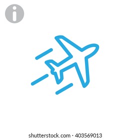 Plane Icon Vector.