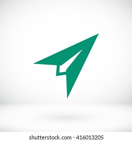 Plane icon vector