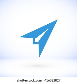 Plane icon vector