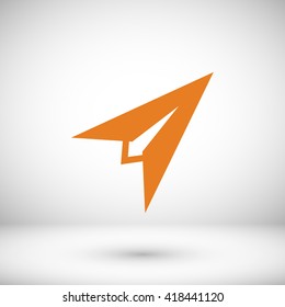 Plane icon vector