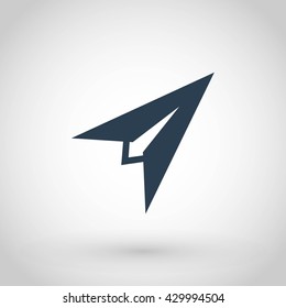 Plane icon vector