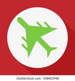  Plane icon vector.