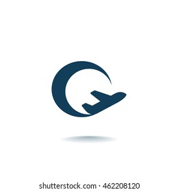 Plane Icon Vector.