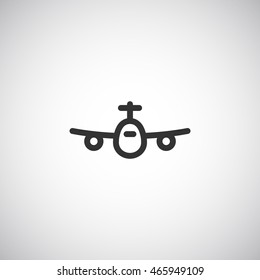 Plane Icon Vector. 