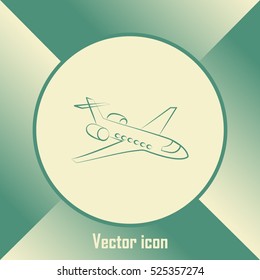 Plane Icon Vector