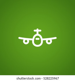 Plane Icon Vector. 