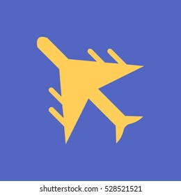  Plane icon vector.
