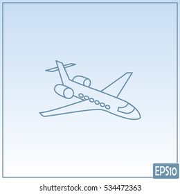 Plane Icon Vector