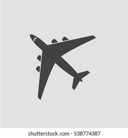 Plane icon vector
