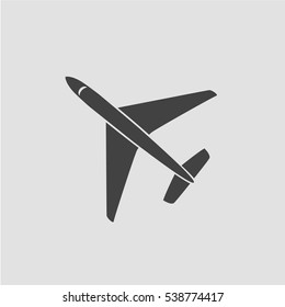 Plane icon vector