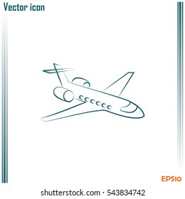 Plane Icon Vector