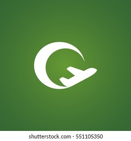 Plane Icon Vector.